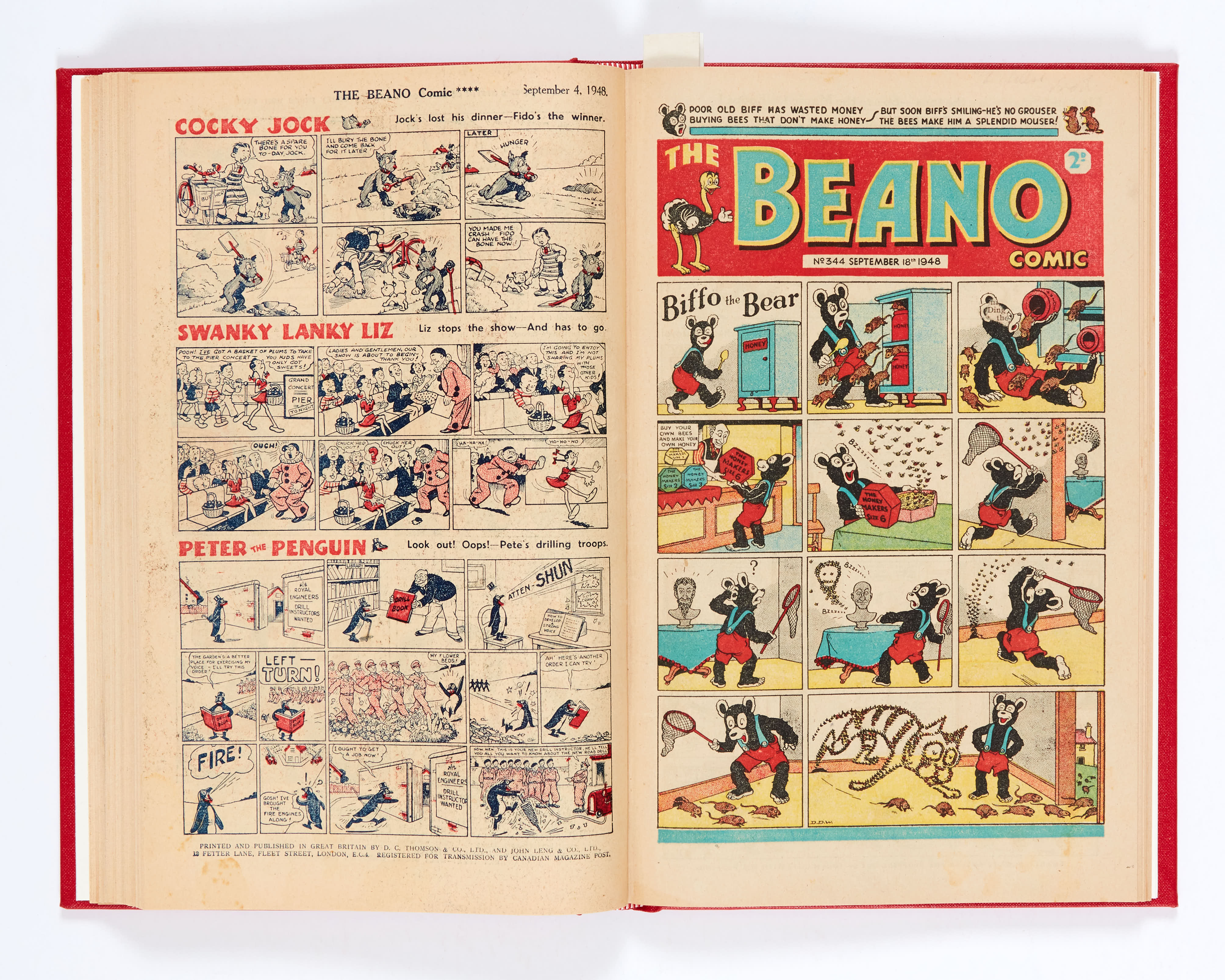 Beano (1948) 326-351. Complete year in bound volume (issued fortnightly). No 326 last Big Eggo - Image 4 of 6