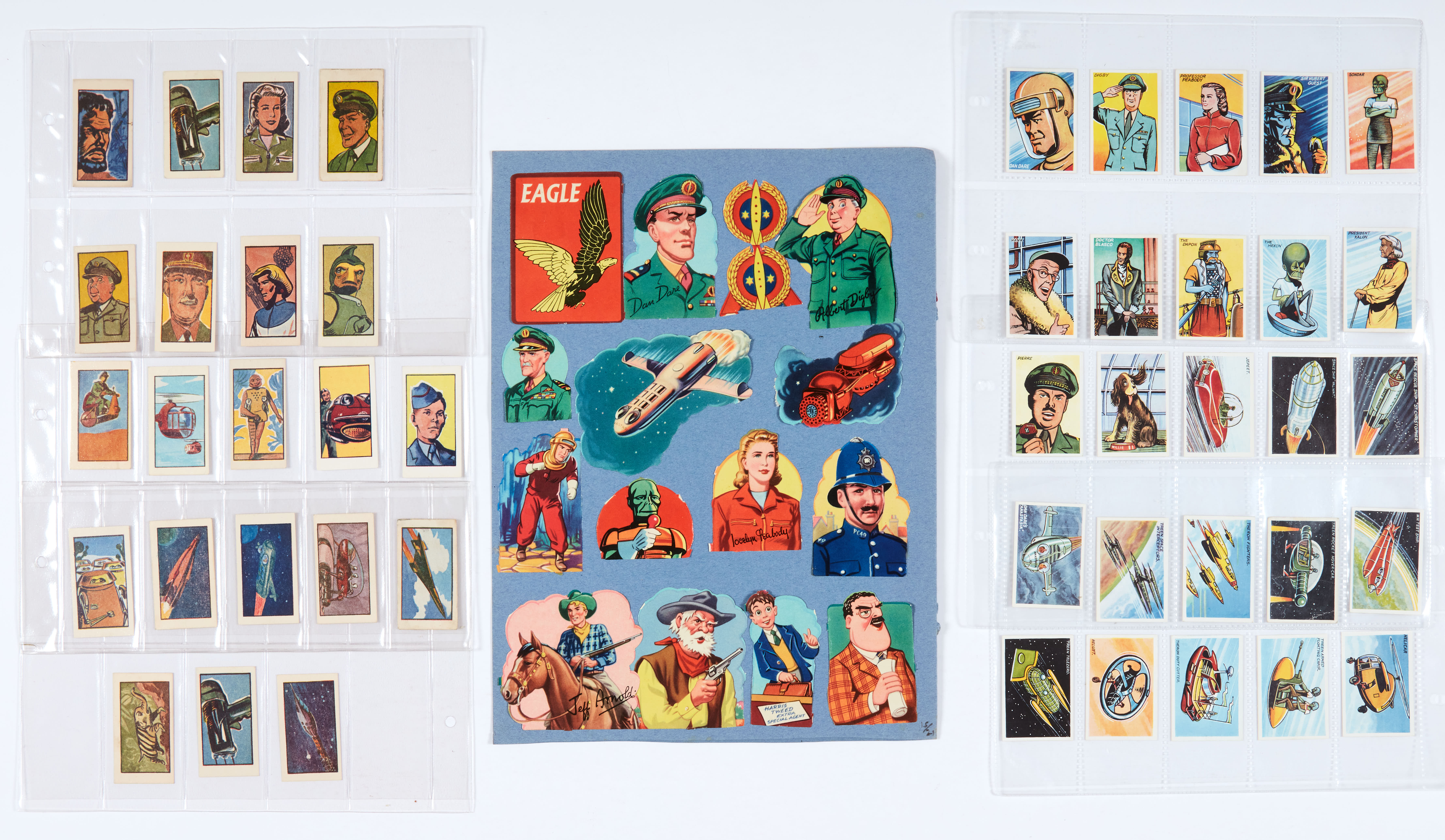 Dan Dare Picture Cards (1953) 1-25 complete set [vfn/nm] (given away with Calvert's Tooth Powder)