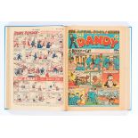 Dandy (1957) 789-840. Complete year in bound volume. Starring Desperate Dan, Korky, Charlie The