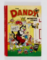 Dandy Monster Comic (1952) Korky's Toy Shop. Bright boards with 3 ins vertical bend to top board.