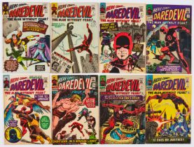 Daredevil (1965-66) 6, 8-14. Comics Code 'A' filled in with red pen [vg/vg+] (8). No Reserve