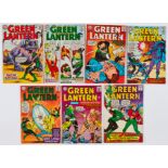 Green Lantern (1965) 34-40. Comics Code 'A' touched in with red pen. # 40 [vg+], balance [vg+/