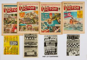 Victor (March-Dec 1961) 2-45 with all free gifts in Nos 2-5: Sportsman's Wallet and 12 Football Club