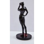 Catwoman Statue (D.C. Direct 2009) No 326 of 5000. 9 inches high. Missing hanging whip part at