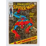 Amazing Spider-Man 100 (1971). Cents copy. Interior cover Order box has address filled out, cream