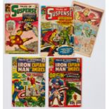 Tales of Suspense (1964-65) 49, 51, 60, 63. Comics Code 'A' filled in with red pen [gd/gd-/vg+/