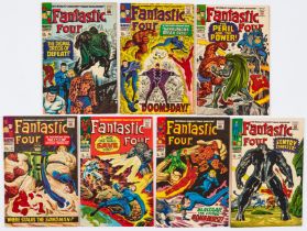 Fantastic Four (1967) 58-64. Comics Code 'A' touched in with red pen. Cream pages [fn-/fn+] (7).