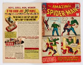 Amazing Spider-Man 4 (1963). Major Marvel chipping to RH cover edge [gd]. No Reserve