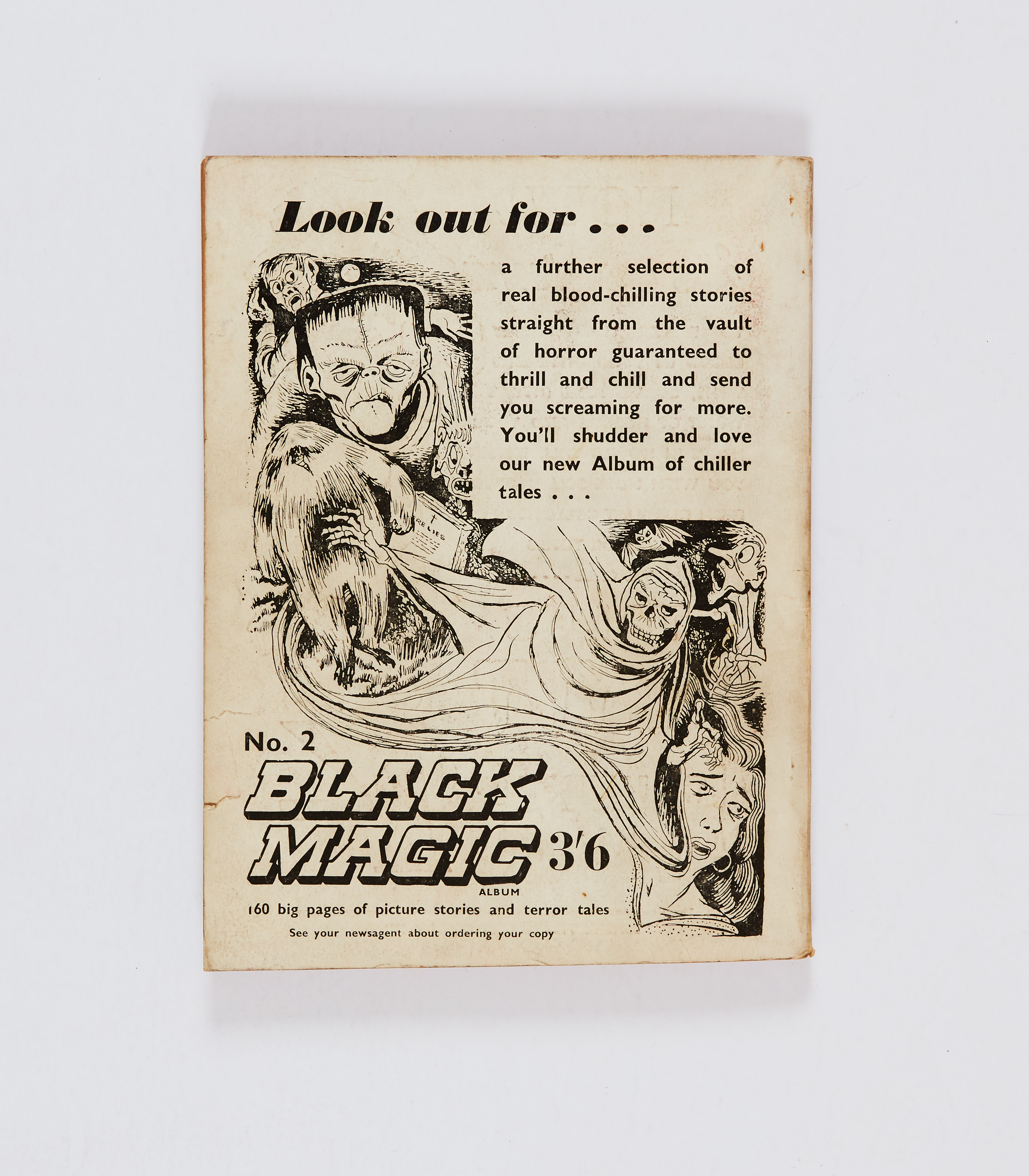 Black Magic Album 1 (1954 Arnold Book Co) Jack Kirby cover art. Stan Lee, Jerry Robinson, Joe - Image 3 of 3