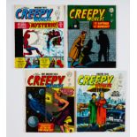 Creepy Worlds (A. Class 1967-68) 69, 90, 91 and 155 (1979). No 69 reprinting Amazing Spider-Man # 13