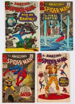 Amazing Spider-Man (1966-67) 32, 33, 46, 47. # 32, 33 have Comics Code 'A' touched in with red