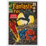 Fantastic Four 52 (1966). Comics Code 'A' touched in with red pen. Cream pages [fn]. No Reserve