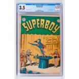 Superboy 21 (1952). CGC 3.5. Off-white/white pages. No Reserve