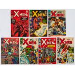 X-Men (1965) 17-22, 27. Comics Code 'A' touched in with red pen, cream pages [fn] (7). No Reserve