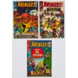 Avengers (1965-66) 23-25. Comics Code 'A' touched in with red pen [vg/vg+] (3). No Reserve