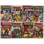 Avengers (1965) 14-16, 18-22. Comics Code 'A' touched in with red pen. # 22 [gd+], balance [vg] (8).