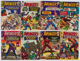 Avengers (1965) 14-16, 18-22. Comics Code 'A' touched in with red pen. # 22 [gd+], balance [vg] (8).