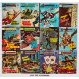 Commando (1973) 701-709, 711-750. Bright covers, cream/light tan pages [fn/vfn+] (49)