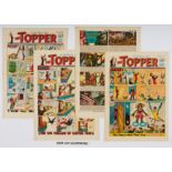 Topper (Jan-Nov 1958) 257-300 Fireworks (missing 253, 254) with Mickey, Beryl, Foxy, Nancy and White