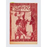 Gene Autry Champions magazine giveaway (Feb 1951). A 16 page promotional booklet given away at