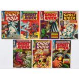 Ghost Rider (1967) 1-7. Complete run (3, 7 cents copies) # 1 [vg], 5 [fn+], balance [fn-/fn] (7). No