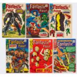 Fantastic Four (1967-68) 64, 65, 67, 68, 75 with Annual 4. Cream pages. #64, 75 [vg], balance [fn-/