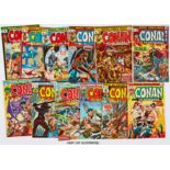 Conan (1972-76) 17, 20, 22-28, 30-45, 55-57 with Conan Frazetta Cover Series (2007) 1, 2, Conan