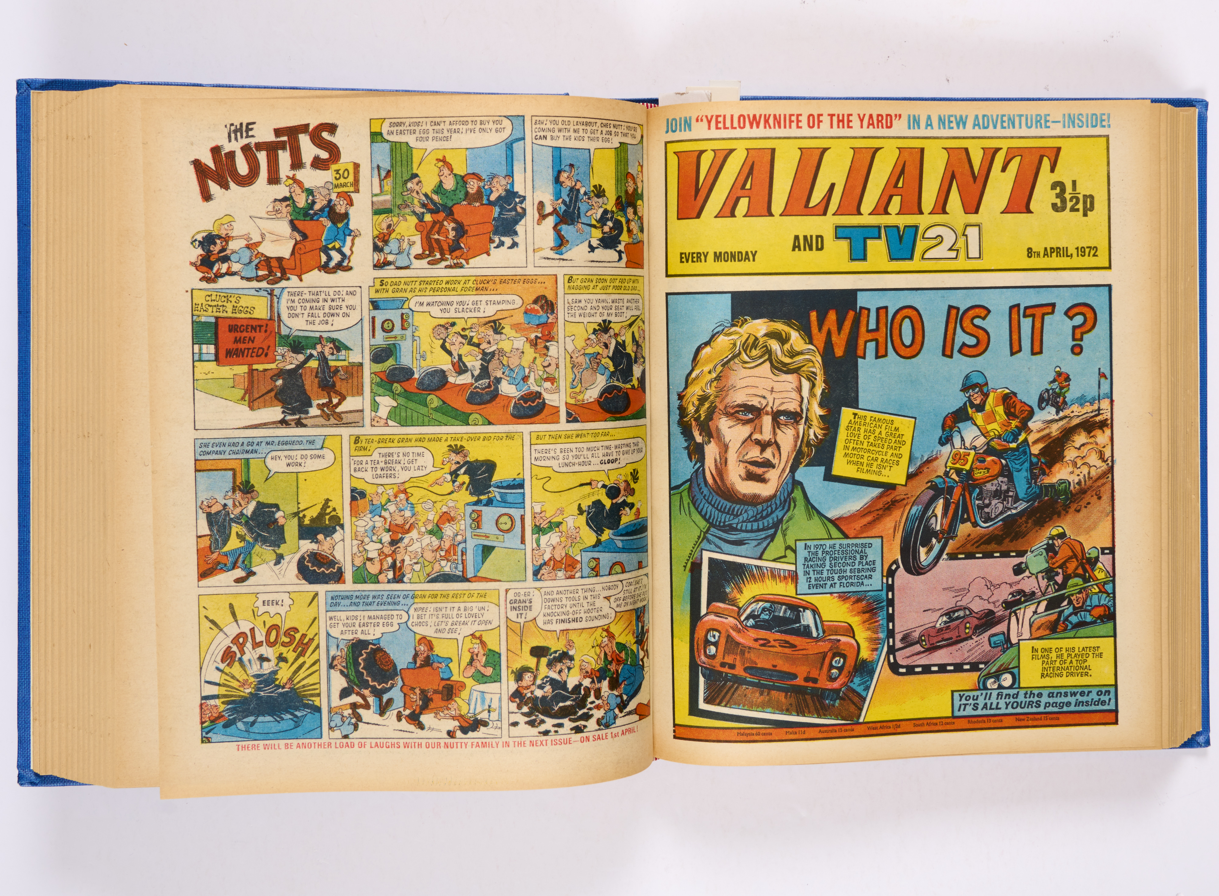 Valiant (1st Jan-24 June 1972). Half-year bound volume with Captain Hurricane, Kid Pharaoh, Janus - Image 2 of 5