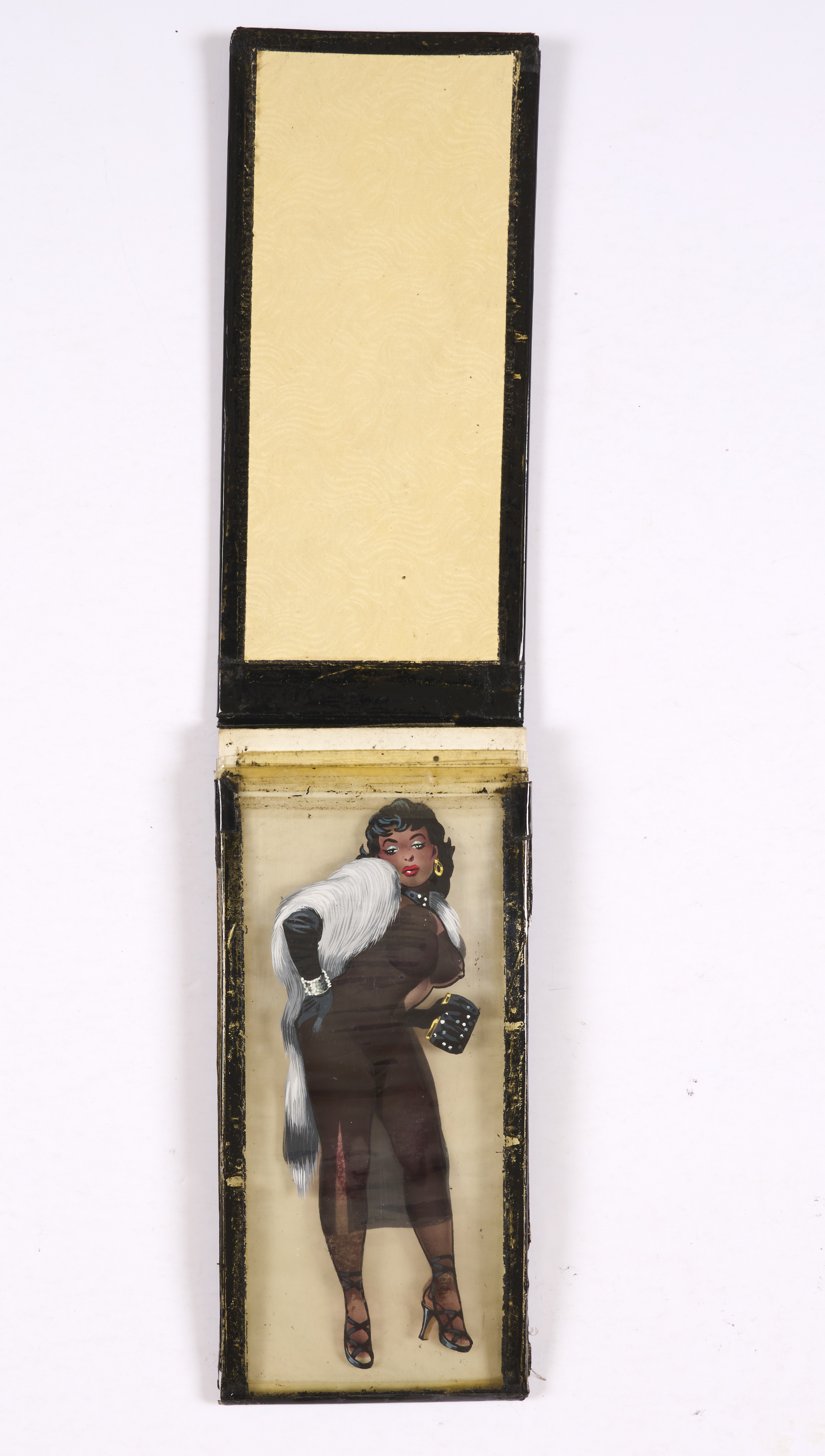 Lady Chatterley's Mother 'Peep-Show' wallet original artwork and construction by Denis McLoughlin ( - Image 2 of 4