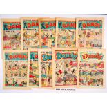 Dandy (1960) 945-997. Complete year. No 949 no back cover [gd], 9 issues [vg], balance [fn-/fn+] (