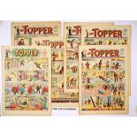 Topper (1954) 48-99. Complete year. Fireworks [vg+], Xmas [fn], 34 issues with repaired,