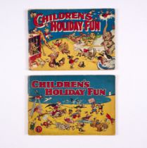 Children's Holiday Fun soft cover Annual 3 & 4 (1939, 1940 John Leng & Co). There were only 4