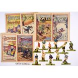 Rover (1923) 48-58 with all 12 free gift Stand-Up coloured models of Famous Footballers, No 82,