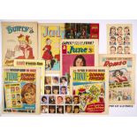 Girl's Comics (1960s). Bunty: 191, 459, 615, Judy: 73, 175, 261, June: 25 Mar 1961 wfg Superb