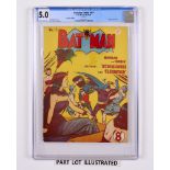 Detective 167 (K.G. Murray, 1951 Australian ed. Reprinted as Batman No 13). CGC 6.0. Batman 25 (K.G.