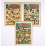 Dandy (Oct 1940) 150, 151, 152. Propaganda war issues with Korky camouflaging an anti-aircraft