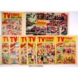 TV Comic (1963) 577-628. Complete year. First Telegoons. 15 issues [vg], balance 37 [fn/vfn] (52)