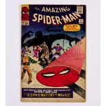 Amazing Spider-Man 22 (1965). Cents copy. Tanned interior cover, cream/light tan pages [vg]. No