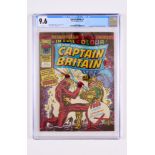 Captain Britain 2 (1976). CGC 9.6. White pages. No Reserve