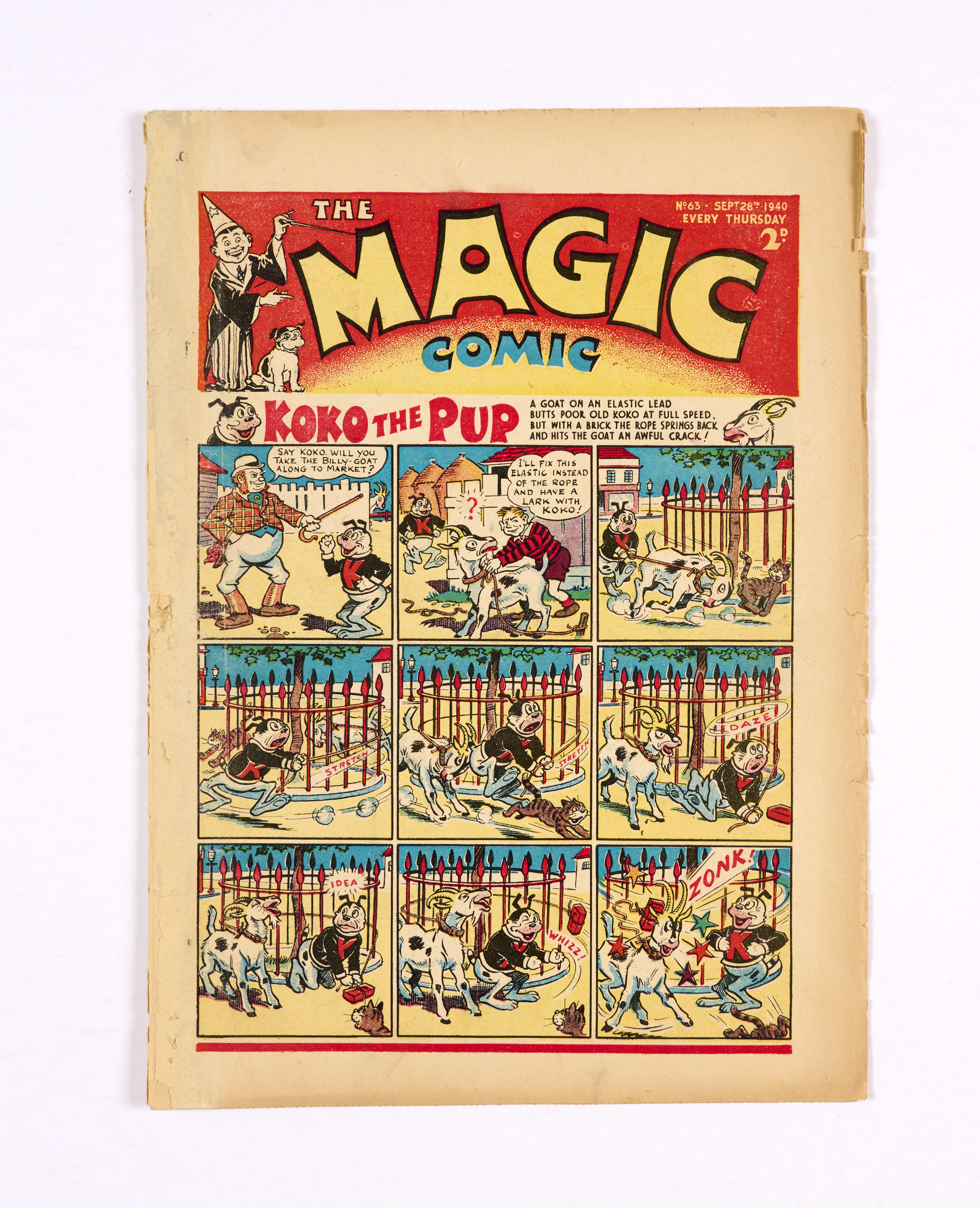 Magic 63 (1940) with Peter Piper and Gulliver strips by Dudley Watkins, Dick Turpentine and The