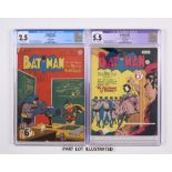 Batman 61 (K.G. Murray, 1951 Australian ed reprinted as Batman No 9). CGC 2.5. Batman 85 (K.G.