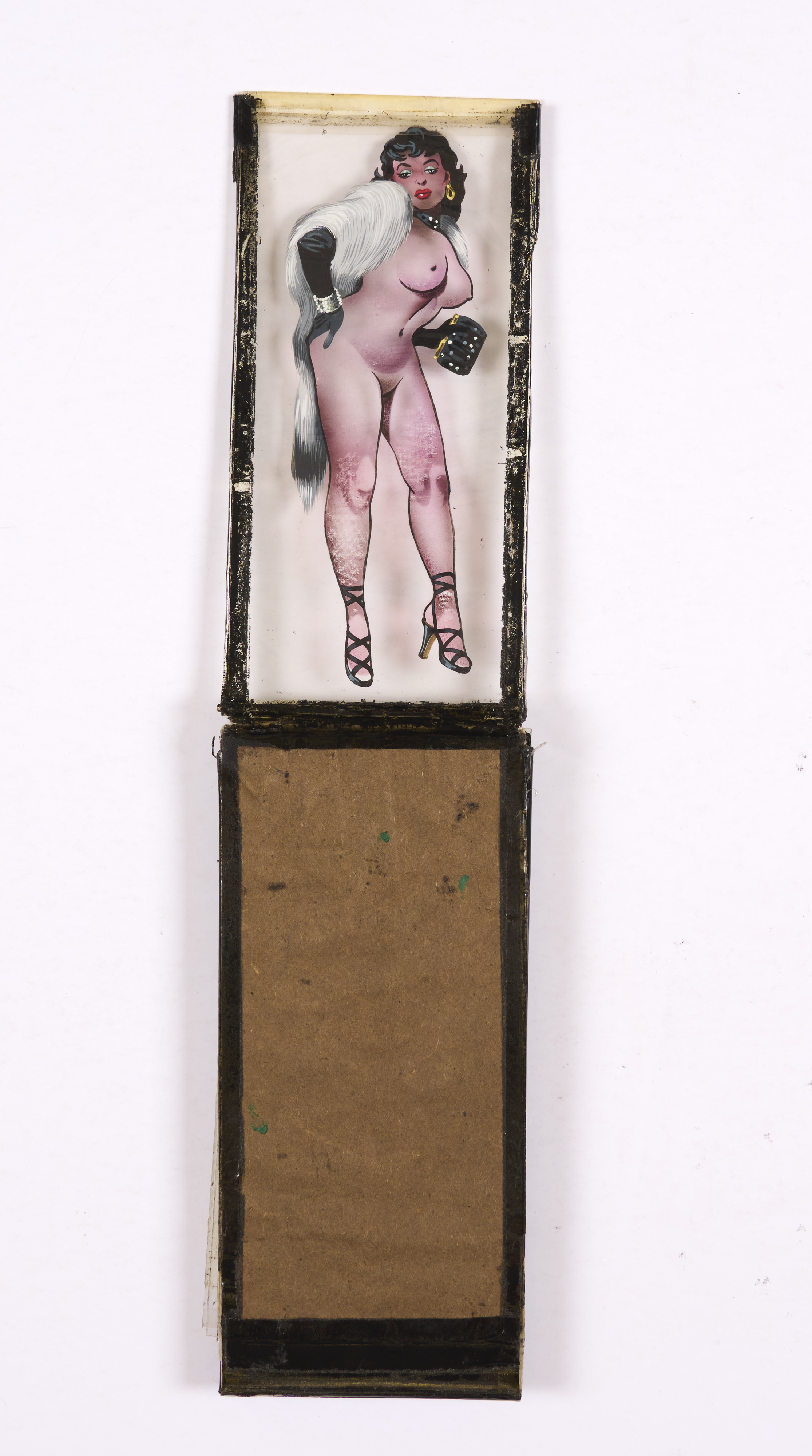 Lady Chatterley's Mother 'Peep-Show' wallet original artwork and construction by Denis McLoughlin ( - Image 4 of 4