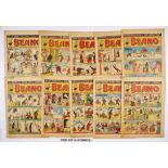 Beano (1953) 546 New Year, 547, 550, 552-555, 557, 562-567, 569, 570, 574, 575, 582, 585, 587,