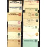 POSTAL STATIONERY - wrappers, envelopes, cards etc. range from GB (59), British Empire (17) incl.
