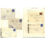 SHETLAND ISLANDS selection of covers & PPC's incl. WWII censored covers from Shetland (10), 1812