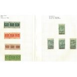 MAURITIUS Revenues album containing duplicated ranges incl. Bill of Exchange 1869 1d, 2d, 4d, 6d,