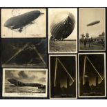 AIRSHIPS/ZEPPELINS collection of stamps (7) & postcards (36) featuring Britain's Baby' airship,