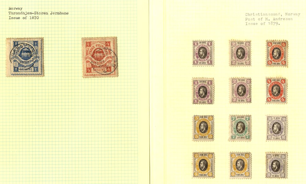 NORWAY collection housed in six Eclipse albums from Revenues incl. 1886 vals to 12kr, 1898 - Image 2 of 3