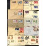 PACIFIC ISLANDS 20thC covers with British Commonwealth Islands 1946 Fiji Victory pair cover pmkd '