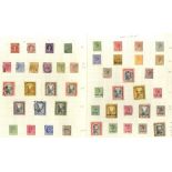 1863-1962 M & U collection on leaves incl. 1884-90 CCA set U, Staircase issues 1d, 5d, 2s & 3s U, 3d